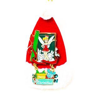 Disney Merry Christmas 2009 Tinker Bell Santa Hat LE 4000 Ornament Pin